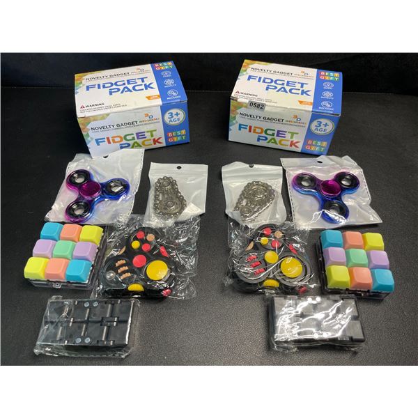 Lot of 2 Fidget Packs/Cool Gadget Sensory Toys for Kids (3+) - New