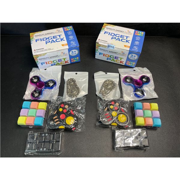 Lot of 2 Fidget Packs/Cool Gadget Sensory Toys for Kids (3+) - New