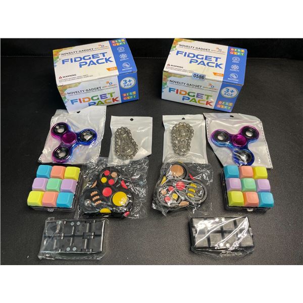 Lot of 2 Fidget Packs/Cool Gadget Sensory Toys for Kids (3+) - New
