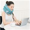 Image 13 : Siwei Inflatable Neck Stretcher/Portable Neck Traction Device; Instantly Relieves Neck Pain - New