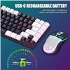 Image 10 : RedThunder K84 Wireless Keyboard & Mouse Combo; RGB Backlit, Rechargeable, 84-Keys - New