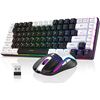 Image 1 : RedThunder K84 Wireless Keyboard & Mouse Combo; RGB Backlit, Rechargeable, 84-Keys - New