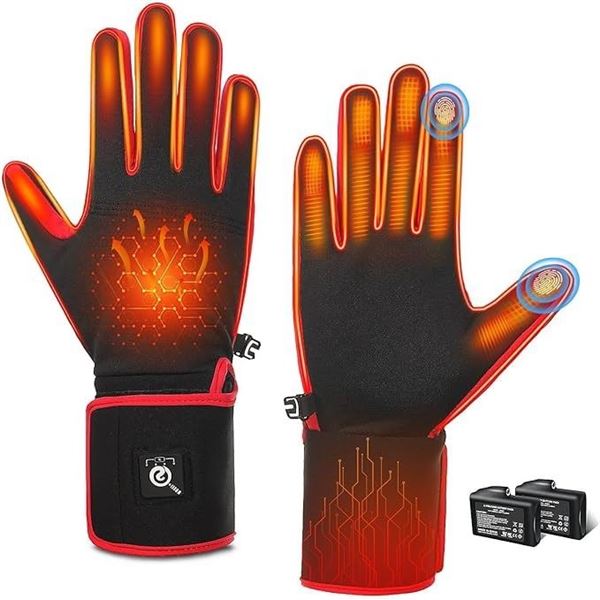 Savior Electric Heated Gloves - Rechargeable Design; 3 Temp Settings (Size XL-XXL) NEW!