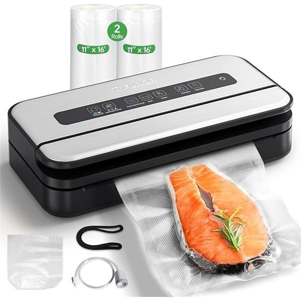 Tafunor VH5189 Professional Vacuum Sealer Machine/Food Saver; 90Kpa Powerful Suction - New!