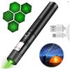 Image 1 : Tactical Green Laser Pointer - Long-Range, High-Power, USB-Rechargeable Design - New!