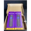 Image 1 : 2-Pack Remotes for Roku TV - Classic Roku Remotes Compatible w/ TCL/Onn/Hisense/Sharp etc. NEW