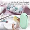 Image 5 : E10 Portable Bluetooth Label Maker Machine with 3 Rolls of Labels; Easy App Control; Inkless - New!