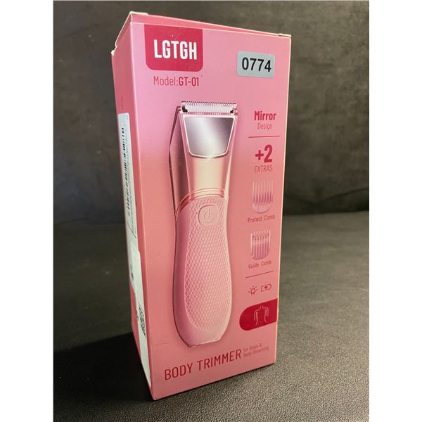 Pink Electric Body/Bikini Trimmer for Women; Shaver w/ LED Light, Waterproof, Rechargeable - New!