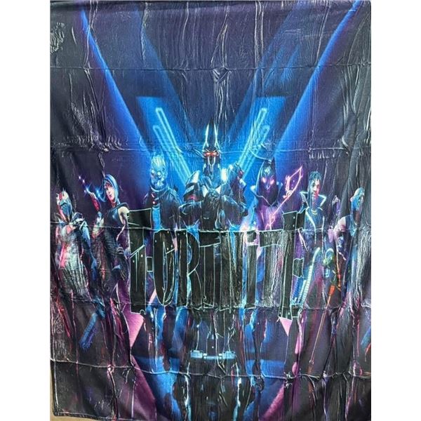 Fortnite Soft Plush Throw Blanket (50" x 60" Size) Lightweight/Cozy Blanket for Kids - New Sealed