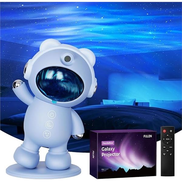 DazzleBear Galaxy Projector/LED Aurora Star Night Light Projector with Remote Control - New