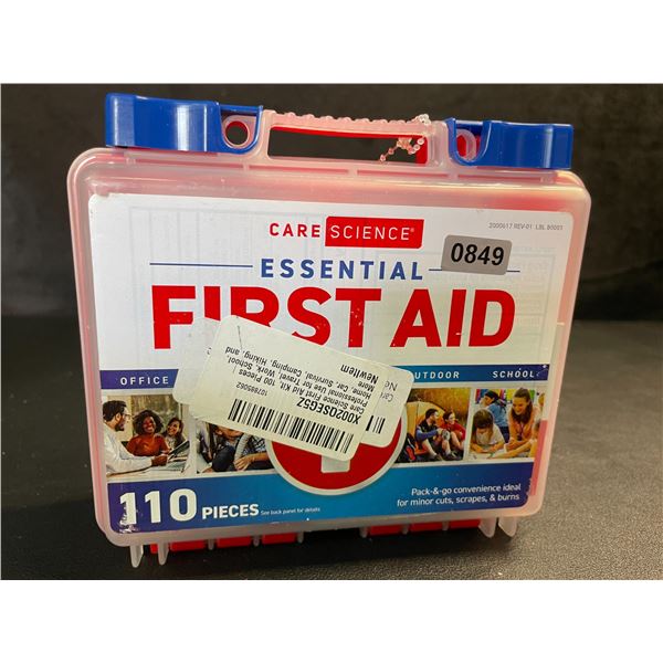 110pcs Essential First Aid Kit - Portable/Compact First Aid Kit - New
