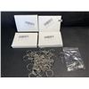 Image 2 : 4 Boxes (50pcs Each) Keychains with Chain and 50pcs Jump Rings - Great for DIY Keychains - New