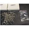 Image 3 : 4 Boxes (50pcs Each) Keychains with Chain and 50pcs Jump Rings - Great for DIY Keychains - New