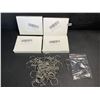 Image 2 : 4 Boxes (50pcs Each) Keychains with Chain and 50pcs Jump Rings - Great for DIY Keychains - New