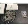 Image 3 : 4 Boxes (50pcs Each) Keychains with Chain and 50pcs Jump Rings - Great for DIY Keychains - New