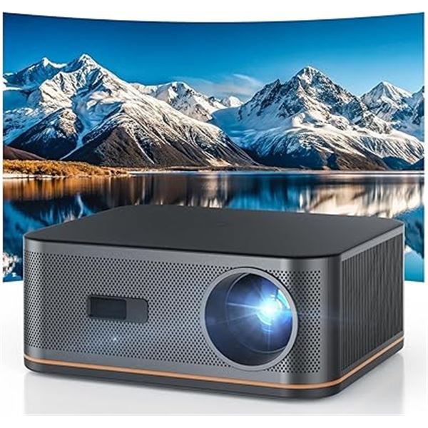 HAPPRUN JQ820 LED Smart Projector 4K Decoding Ultra HD Outdoor/Indoor Projector; 300" Display - NEW