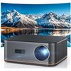 Image 1 : HAPPRUN JQ820 LED Smart Projector 4K Decoding Ultra HD Outdoor/Indoor Projector; 300" Display - NEW
