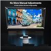 Image 7 : HAPPRUN JQ820 LED Smart Projector 4K Decoding Ultra HD Outdoor/Indoor Projector; 300" Display - NEW