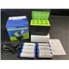 Image 2 : 8-Pack Rechargeable AA Lithium Batteries with Charger Box; 3800mWh High-Capacity Li-Ion Battery Set