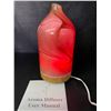 Image 9 : Glass Ultrasonic Aromatherapy Diffuser (120ml) with 7-Color Changing LED Lights & Wood Base - New!