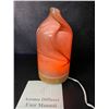 Image 10 : Glass Ultrasonic Aromatherapy Diffuser (120ml) with 7-Color Changing LED Lights & Wood Base - New!