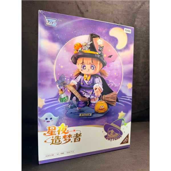 1512PCS Starry Night Dreamer/Little Witch Lego-Style Building Block Toy Set - LOZ No. 1969 - New!
