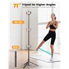 Image 2 : 71" Extendable Tripod/Selfie Stick with Bluetooth Remote; Compact/Easy-Fold Case Design - New