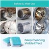 Image 4 : 2 Boxes of Washing Machine Cleaner/Descaler Tablets (28 Tablets/Box) Works with All Machines - New!