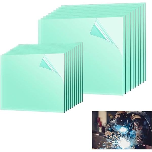 5 Packs (20pcs Each) Welding Helmet Lenses/Hood Protective Cover Lens - New