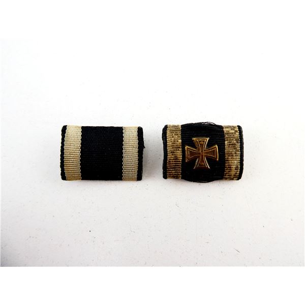 WWI GERMAN IRON CROSS 2ND CLASS RIBBON BAR LOT