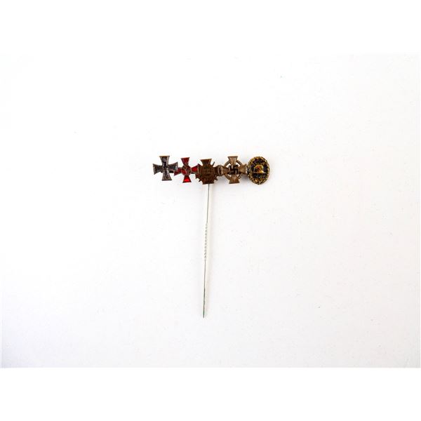 WWI / WWII GERMAN VETERAN STICK PIN