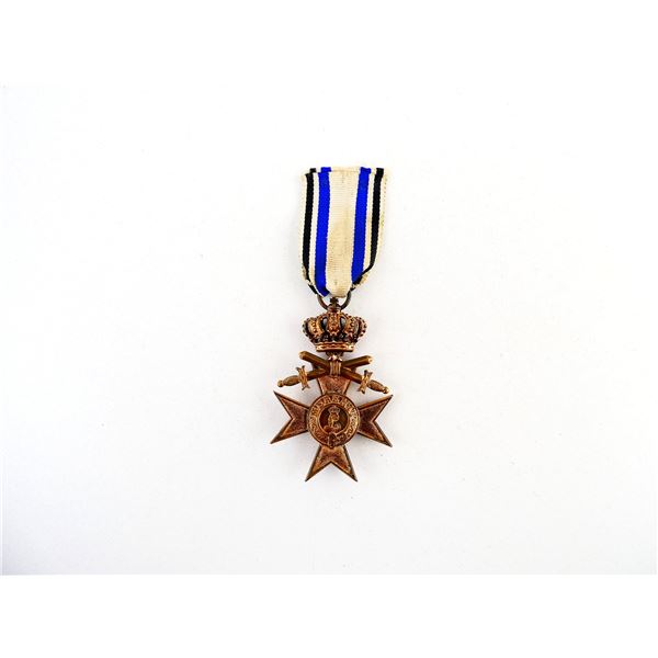 WWI BAVARIAN MILITARY MERIT MEDAL 3RD CLASS