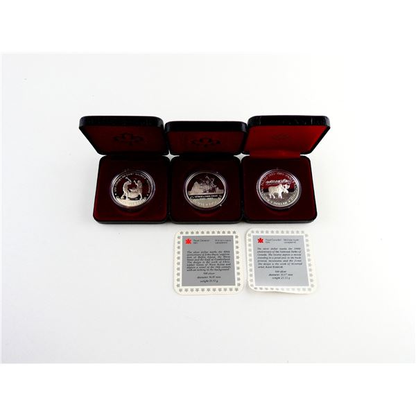 CANADIAN SILVER DOLLAR COIN LOT