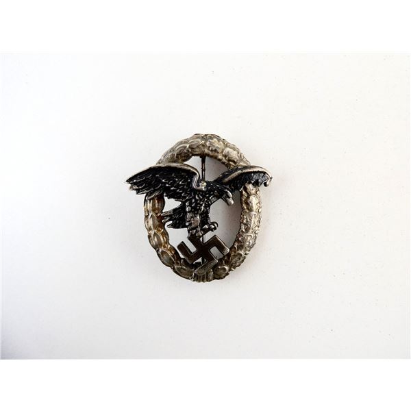 WWII GERMAN LATE LUFTWAFFE OBSERVERS BADGE