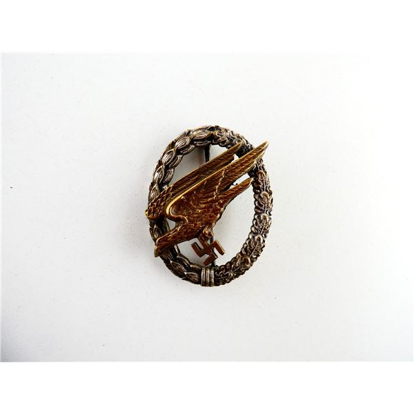 REPRODUCTION GERMAN LUFTWAFFE PARACHUTISTS BADGE