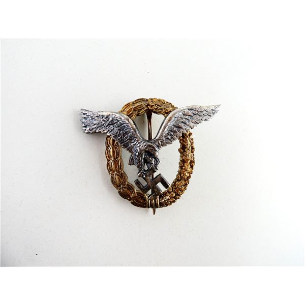 REPRODUCTION GERMAN LUFTWAFFE PILOT'S BADGE