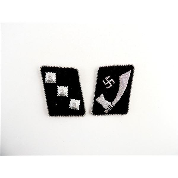 REPRODUCTION GERMAN SS HANDSCHAR 1ST CROATIAN COLLAR TABS