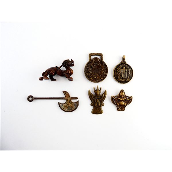 TIBETAN STYLE ORNAMENTS LOT