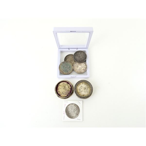 ASSORTED COINS, ETC. LOT
