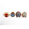 Image 4 : ASSORTED HUNGARIAN COMMUNIST ERA CAP BADGE LOT