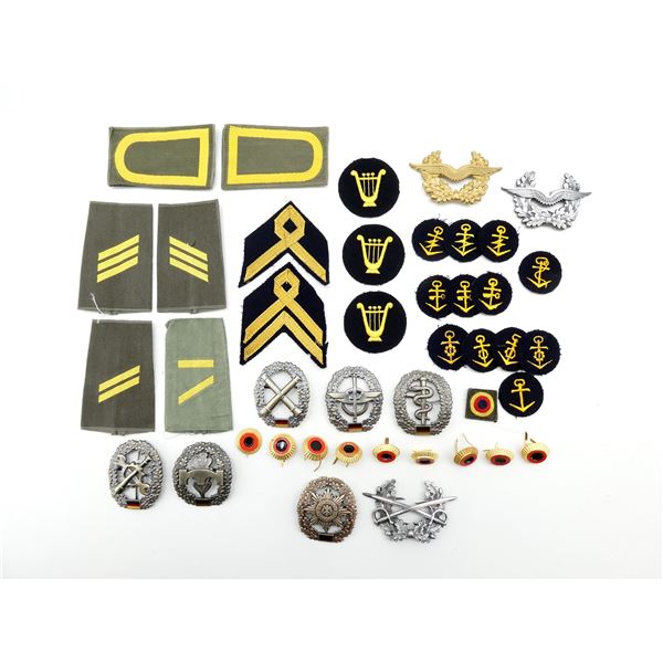 ASSORTED GERMAN MILITARY BADGE LOT