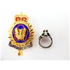 Image 1 : CANADIAN / REPRODUCTION GERMAN BADGE AND RING LOT
