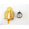 Image 2 : CANADIAN / REPRODUCTION GERMAN BADGE AND RING LOT
