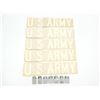 Image 1 : U.S. ARMY STICKERS AND ZIPPO INSERTS LOT