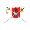 Image 1 : SPANISH CUP-HILT SWORD DISPLAY / WALL HANGER