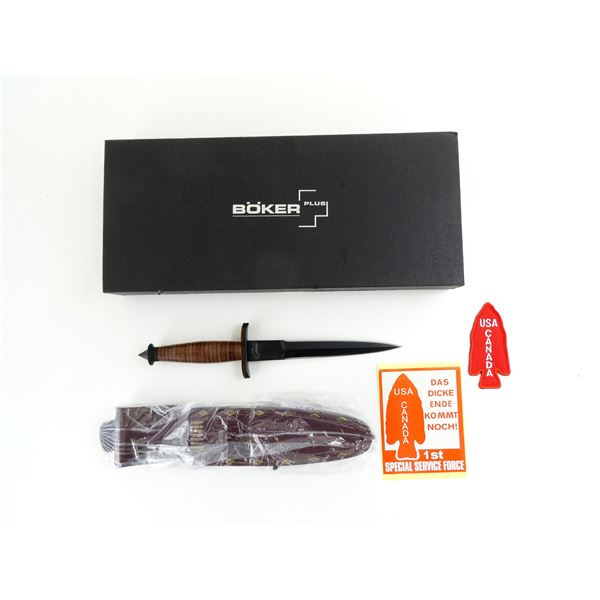 BOKER PLUS DEVIL'S BRIGADE 1ST SSF 2.0 FIXED BLADE REPRODUCTION KNIFE