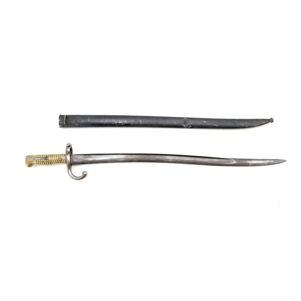 FRENCH 1866 PATTERN YATAGHAN SWORD-BAYONET