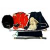 Image 1 : CANADIAN MILITARY BLACK WATCH BEARSKIN CAP, KILT, TUNIC, MACE, ETC. UNIFORM LOT