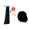 Image 8 : CANADIAN MILITARY BLACK WATCH BEARSKIN CAP, KILT, TUNIC, MACE, ETC. UNIFORM LOT