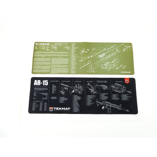 ASSORTED GUN CLEANING MAT LOT